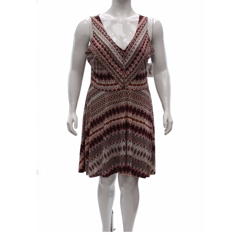 Jessica Simpson Plus Size Nicola Printed Dress